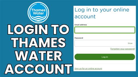 thames water account sign in